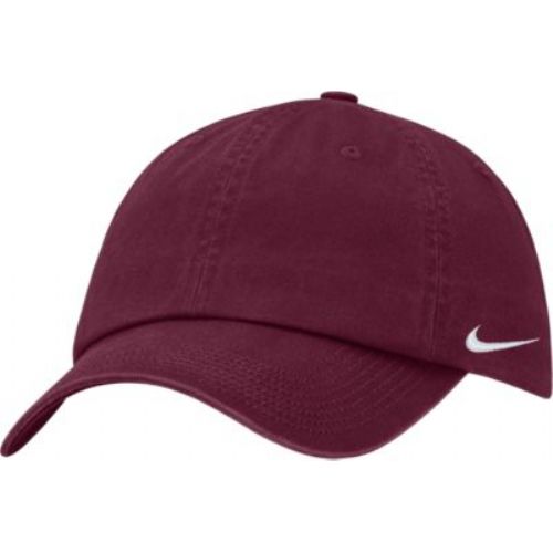 burgundy nike cap