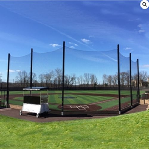 Alumagoal Backstop 21' x 65' 1.75" Mesh Replacement Net