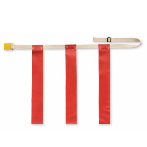 Triple Threat Flag Football Belts - Red