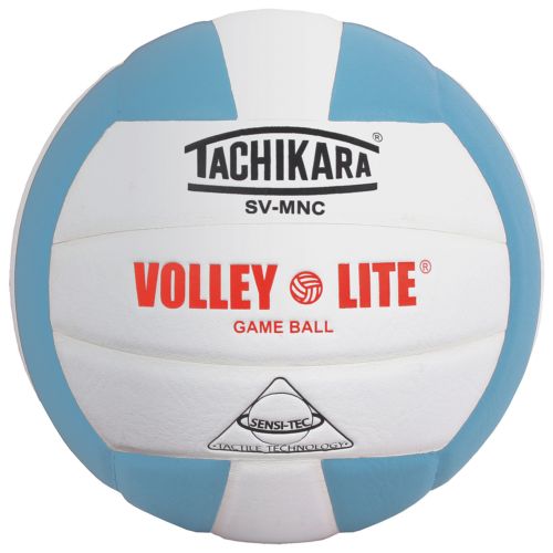 Ballon Volley Tachikara SV18WSC Sensi Tec Vessie Butyle 26" - Blanc/Rouge/Noir