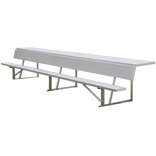 15' Player's Bench with shelf