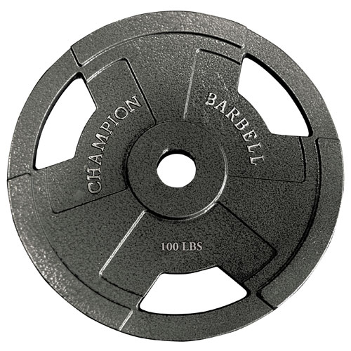 Champion Barbell Olympic Grip Plate - Thumbnail 2