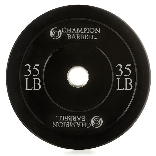 Olympic Rubber Plate Black 35lb
