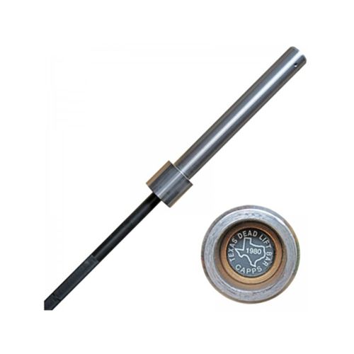 Texas Deadlift Bar Black Zinc- Chrome Slv