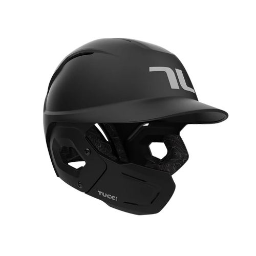 TUCCI POTENZA Matte Helmet w/Right Jaw Guard