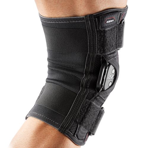 MD492X Knee Brace with Polycentric Hinges & Cross Straps