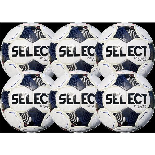 SELECT Brilliant Super HSB NFHS v25 Soccer Balls - 6 Pack
