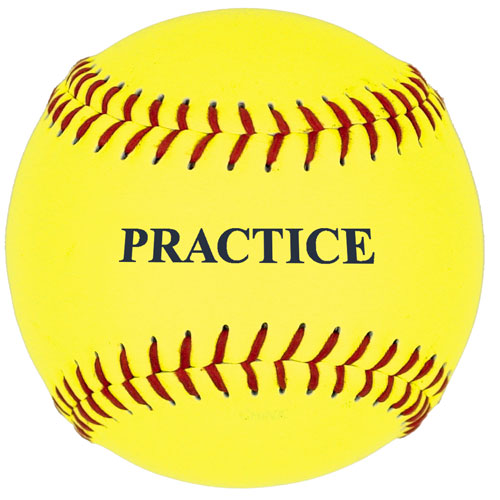MacGregor®11 in. Yellow Practice Softballs (Dozen)