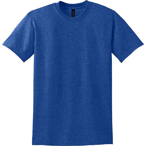 Gildan Men's DryBlend T-Shirt - 50% Cotton 50% Polyester, Sapphire Blue, Size Small