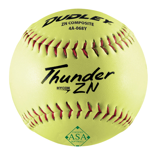 Dudley Thunder HyCon ZN Slow-Pitch Softballs