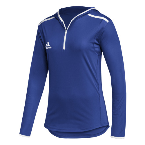 adidas Women's Team Issue Hooded Long Sleeve Tee | BSN SPORTS