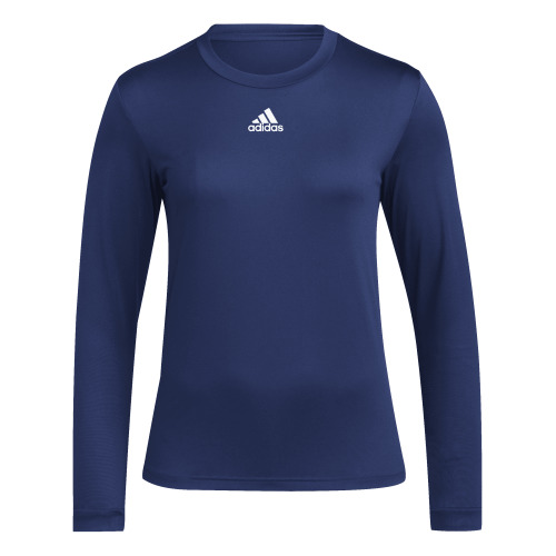 adidas Women's Long-Sleeve Pre-Game Badge of Sport Tee