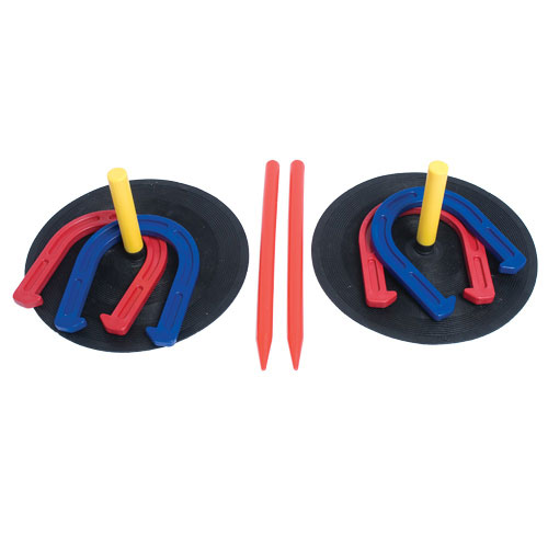 Produktbild von RayChee Horseshoes Outside Game, Horse Shoes Game Kit W/4 Steel