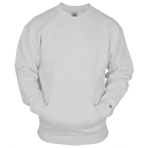 Badger Men's Crew Neck With Pouch Pocket