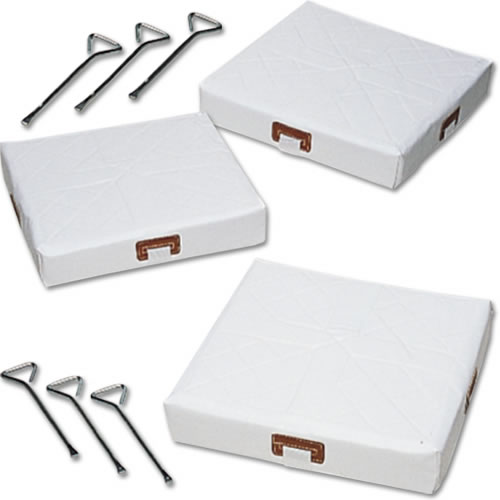 Heavy Duty Vinyl Bases - Junior 14 in. (Set of 3)