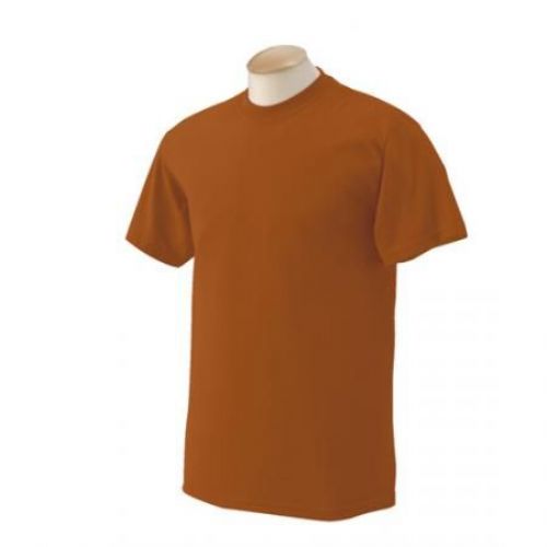 Gildan Classic T-shirt Uomo, Confezione Da 2, Colore Graphite-Orange. Comfort E Vestibilità Classica. - 4