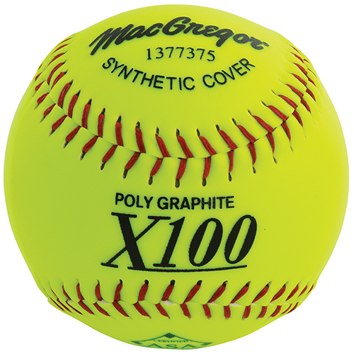 Lot De 6 Balles De Softball Dudley Slow Pitch - Neuves Sous Emballage - Jaunes