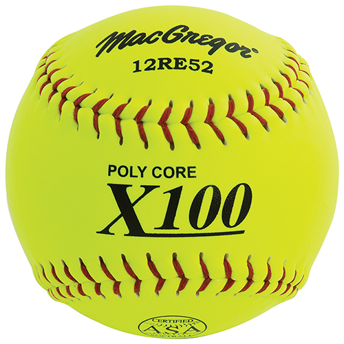 MacGregor®X52RE USA Slow Pitch 12 in. Softballs - Composite (Dozen)