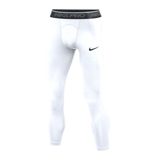 white nike compression tights