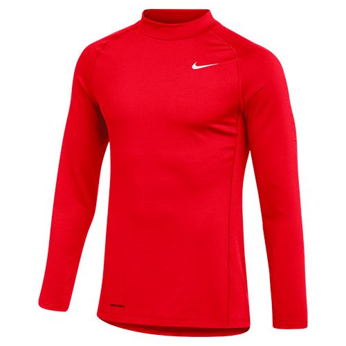 nike men's baselayer therma top mock neck