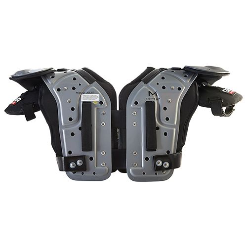 Gear Pro-Tec X2 Air Z Cool Shoulder Pads X-19F Medium 17”-18” Gray RB shops LB DB TE