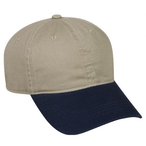 OC Sports Unisex Cotton Twill Cap - Adjustable Strap, Washed, Low Crown, Pre-Curved Visor