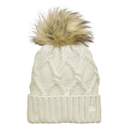 New Era Faux Fur Pom Beanie
