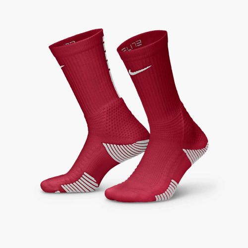 red nike elite socks