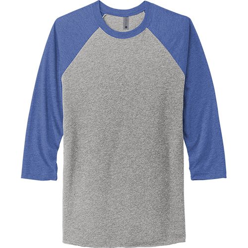 Next Level Unisex Tri-Blend 3/4-Sleeve Raglan T-Shirt