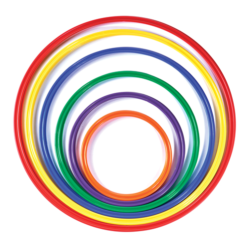 Flat Hoops - Color My Class (Dozen)