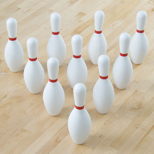 GameCraft Tuff Foam Bowling Pin Set (Set of 10)