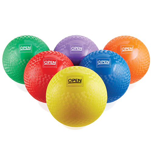 Open Poly PG Balls - 8.25 in. - Color My Class (Set of 6)