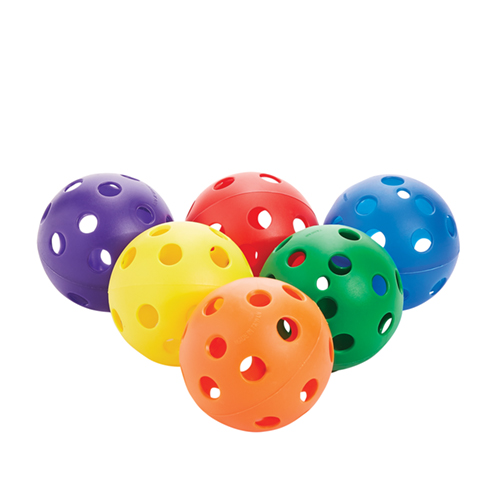 Plastic Baseballs - Color My Class (Set of 6)