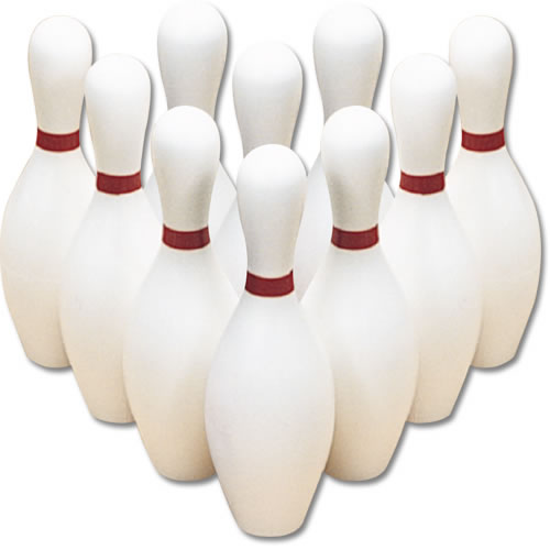 Lightweight Bowling Pins (Set of 10)