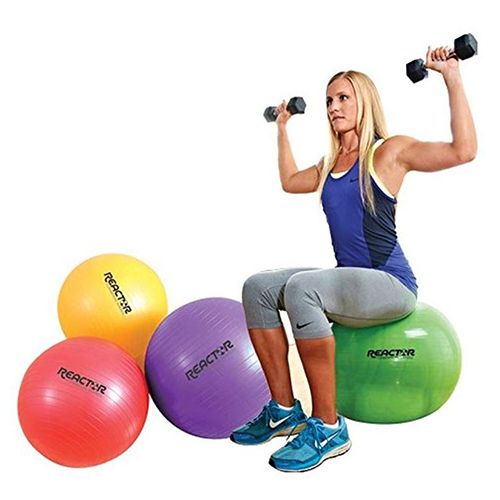Reactor by Champion Barbell Anti-Burst Fitness Ball (55 cm Green)