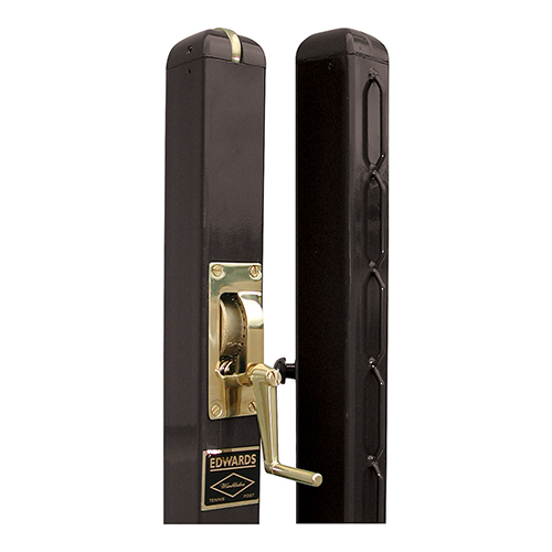 Edwards Wimbledon Square Posts-3" Black