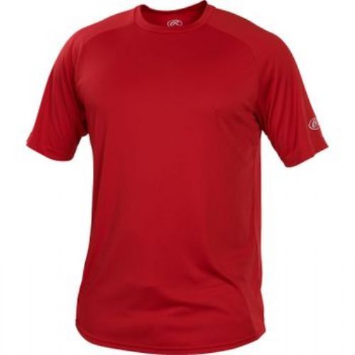 Rawlings Boys Youth Crew Neck Short Sleeve Tech Shirt – Moisture Wicking Raglan Sleeve Base Layer For Sports - View #9
