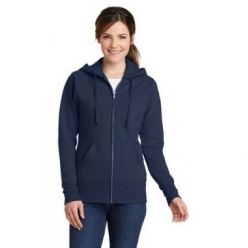 Port & Company Women's Full Zip Hooded Sweatshirt