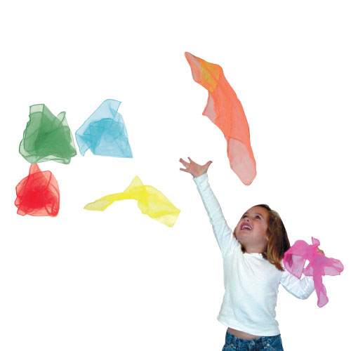 US Games Juggling Scarves - Color My Class (Set of 6)